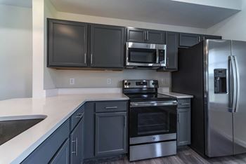 Kitchen with cabinetry